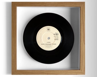 Paul Young "Everything Must Change" Framed 7" Vinyl Record