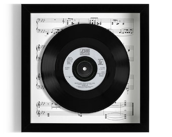 Boney M "Mary's Boy Child" Framed 7" Vinyl Record UK NUMBER ONE 3 - 30 Dec 1978