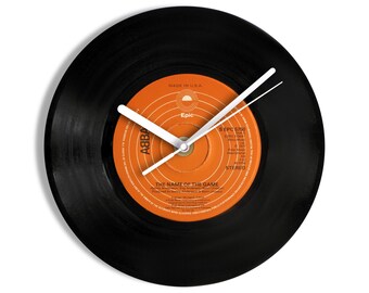 ABBA "Name Of The Game" 7" Vinyl Record Wall Clock UK Number One 30 Oct - 26 Nov 1977