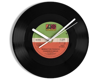 Manhattan Transfer "Chanson D'Amour" Framed 7" Vinyl Record UK NUMBER ONE 6 Mar - 26 Mar 1977