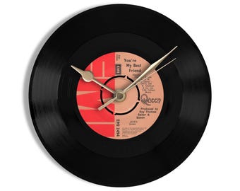 Queen "You're My Best Friend" 7" Vinyl Record Wall Clock