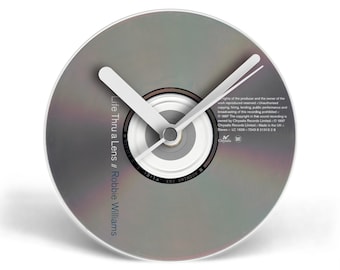 Robbie Williams "Life Thru a Lens" CD Clock