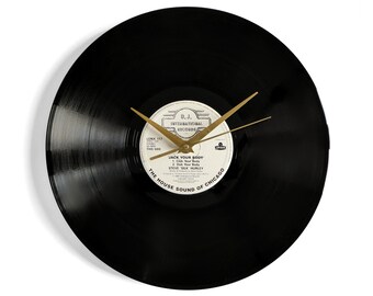 Steve Silk Hurley "Jack Your Body" Vinyl Record Wall Clock UK NUMBER ONE 18 Jan - 31 Jan 1987