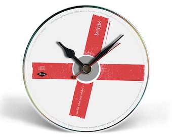 Texas "Careful What You Wish For" CD Clock