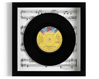 Electric Light Orchestra ELO "Last Train to London" Framed 7" Vinyl Record