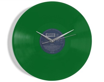 Acker Bilk "Evergreen" 12" Green Vinyl Record Wall Clock