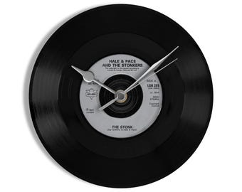 Hale & Pace And The Stonkers "The Stonk" 7" Vinyl Record Wall Clock UK NUMBER ONE 17 Mar - 23 Mar 1991