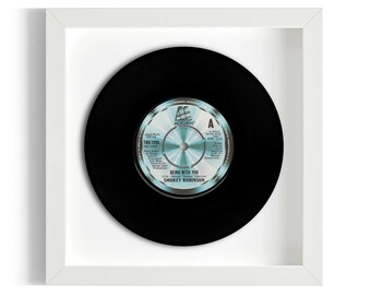 Smokey Robinson "Being With You" Framed 7" Vinyl Record UK NUMBER ONE 7 Jun - 20 Jun 1981
