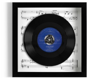 10cc "I'm Not In Love" Framed 7" Vinyl Record UK NUMBER ONE 22 Jun - 5 Jul 1975