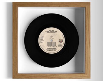 Donna Summer "This Time I Know It's For Real" Framed 7" Vinyl Record