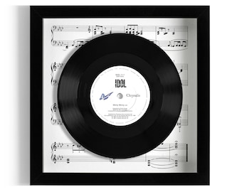 Billy Idol "Mony Mony" Framed 7" Vinyl Record