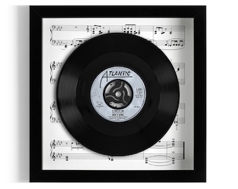 Ben E King "Stand By Me" Framed 7" Vinyl Record UK NUMBER ONE 15 Feb - 7 Mar 1987