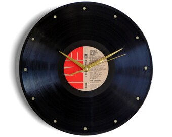 The Shadows "20 Golden Greats" Vinyl Record Wall Clock
