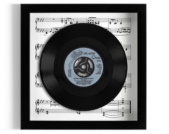 Michael Jackson "Burn This Disco Out" Framed 7" Vinyl Record