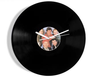 Cliff Richard & The Young Ones "Living Doll" 12" Vinyl Record Wall Clock UK NUMBER ONE 23 Mar - 12 Apr 1986