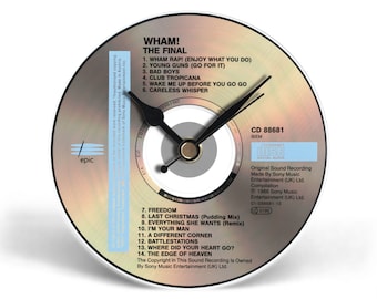 Wham! "The Final" CD Clock