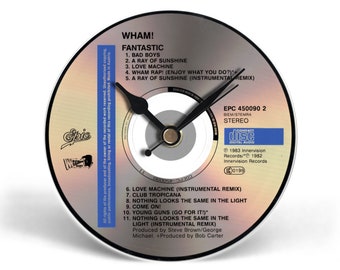 Wham! "Fantasic" CD Clock