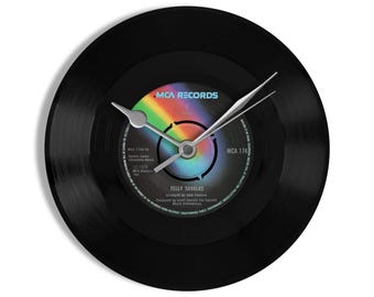 Telly Savalas "If" 7" Vinyl Record Wall Clock UK NUMBER ONE 2 Mar - 15 Mar 1975