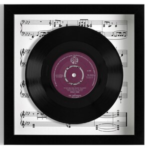 Emile Ford and The Checkmates &quot;What Do You Want To Make Those Eyes At Me For&quot; Framed 7&quot; Vinyl Record UK NUMBER ONE 18 Dec - 28 Jan 1960