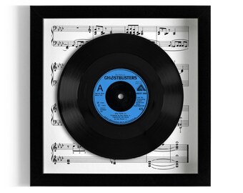 Ray Parker Jr "Ghostbusters" Framed 7" Vinyl Record
