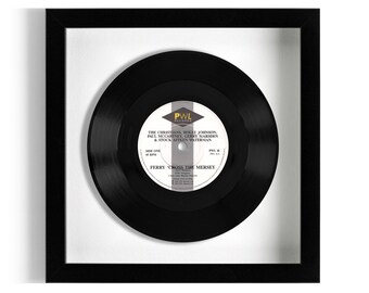 The Christians, H. Johnson, P. McCartney, G. Marsden "Ferry 'Cross The Mersey" Framed 7" Vinyl Record UK NUMBER ONE 14 May - 3 Jun 1989