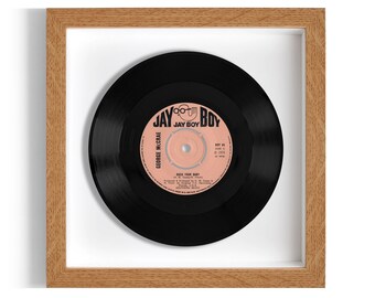 George McCrae "Rock Your Baby" Framed 7" Vinyl Record UK NUMBER ONE 21 Jul - 10 Aug 1974