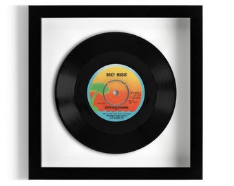 Roxy Music "Both Ends Burning" Framed 7" Vinyl Record