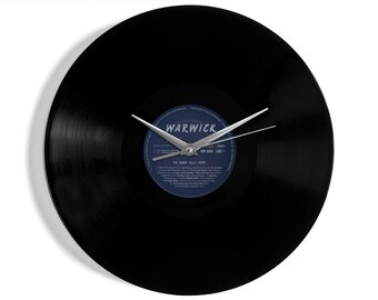 Buddy Holly "The Story" 12" Vinyl Record Wall Clock