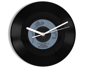 The Jacksons "Can You Feel It" 7" Vinyl Record Wall Clock
