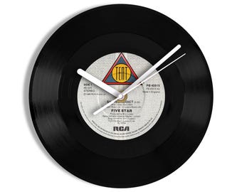 Five Star "System Addict" 7" Vinyl Record Wall Clock