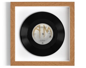 The Police "Message In A Bottle" Framed 7" Vinyl Record UK NUMBER ONE 23 Sep - 13 Oct 1979