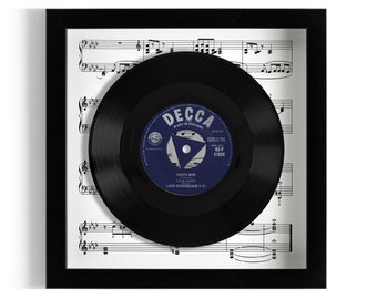 Lord Rockingham's XI "Hoots Mon" Framed 7" Vinyl Record UK Number One 28 Nov - 18 Dec 1958