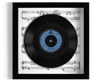 Patti Smith Group "Because The Night" Framed 7" Vinyl Record