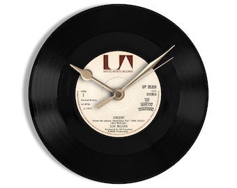 Don McLean "Vincent" 7" Vinyl Record Wall Clock UK NUMBER ONE 11 Jun - 24 Jun 1972