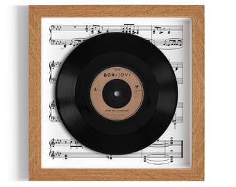 Bon Jovi "Livin' On A Prayer" Framed 7" Vinyl Record