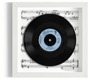 KC & The Sunshine Band "Give It Up" Framed 7" Vinyl Record UK Number ONE 7 Aug - 27 Aug 1983