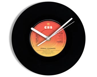 Adam And The Ants "Prince Charming" 7" Vinyl Record Wall Clock UK NUMBER ONE 13 Sep - 10 Oct 1981