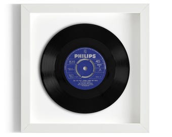 The Walker Brothers "The Sun Ain't Gonna Shine Any More" Framed 7" Vinyl Record UK NUMBER ONE 17 Mar - 13 Apr 1966