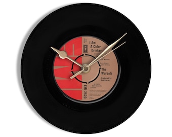 The Wurzels "I Am A Cider Drinker" 7" Vinyl Record Wall Clock