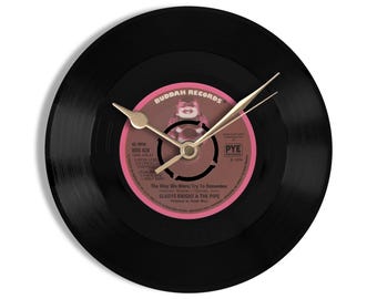 Gladys Knight & The Pips "Love Finds Its Own Way" 7" Vinyl Record Wall Clock