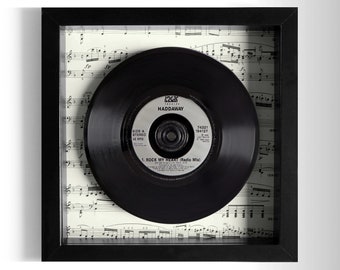 Haddaway "Rock My Heart" Framed 7" Vinyl Record