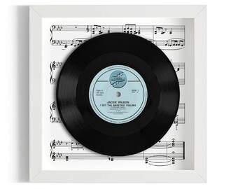 Jackie Wilson "I Get The Sweetest Feeling" Framed 7" Vinyl Record