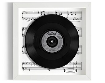 Tina Turner "I Don't Wanna Lose You" Framed 7" Vinyl Record