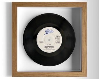 George Michael "I Want Your Sex" Framed 7" Vinyl Record