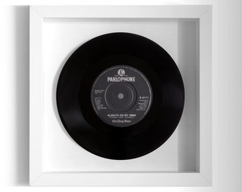 Pet Shop Boys ''Always On My Mind'' Framed 7" Vinyl Record