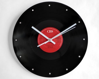 Jeff Wayne The War Of The Worlds "The Eve Of The War" War of the Worlds 12" Vinyl Record Wall Clock