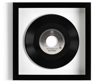 Kelly Marie "Feels Like I'm In Love" Framed 7" Vinyl Record UK NUMBER ONE 7 Sep - 20 Sep 1980