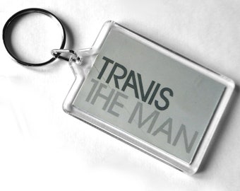 Travis Keyring made from CD Booklets