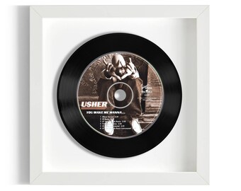 Usher "You Make Me Wanna..." Framed CD UK Number ONE 25 Jan - 31 Jan 1998