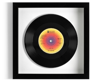 The Floaters "Float On" Framed 7" Vinyl Record UK NUMBER ONE 21 - 27 Aug 1977